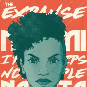 Jungle Cyborg - Affiche The Expanse - Naomi Nagata - détail